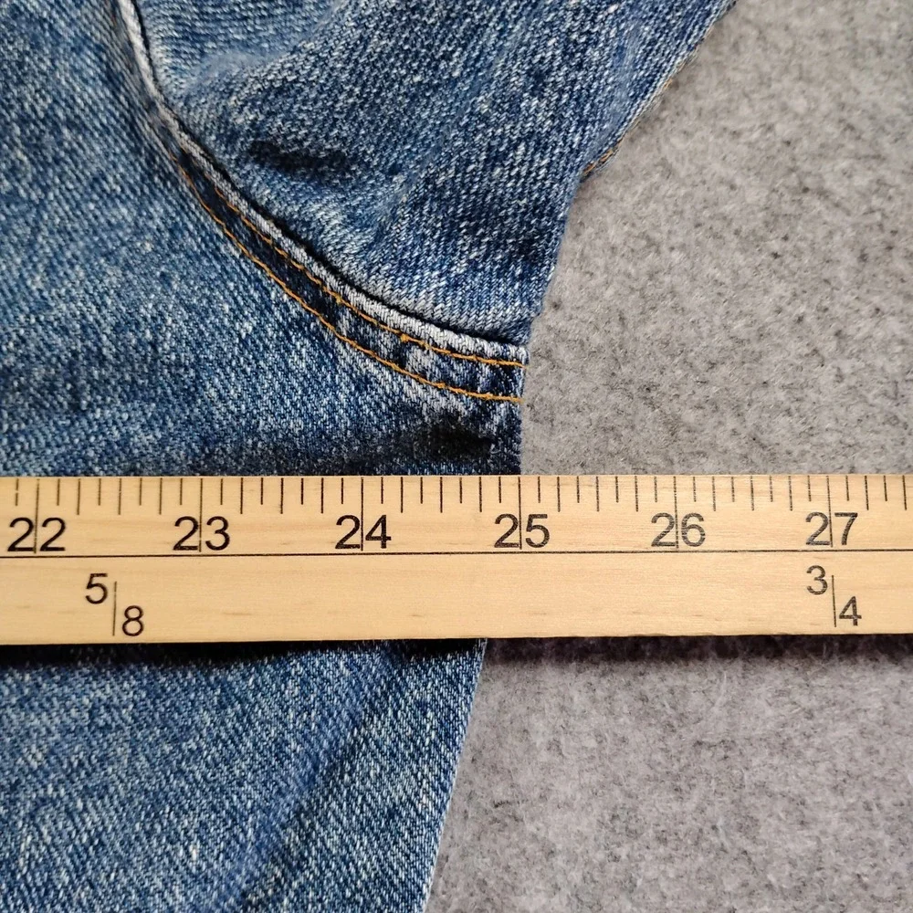 Vintage Levis 70507-4890 Mens Large Denim Trucker Jacket Blue Made in USA 90s - Picture 9 of 14